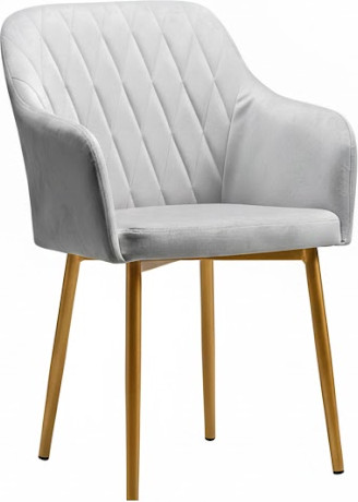 Стул Памир Марсель F80 (серый минт/золотая опора) - фото