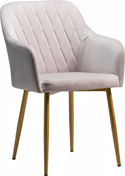 Стул Памир Марсель F81 (светло-серый/золотая опора) - фото