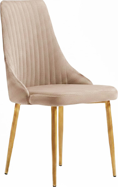 Стул Памир Руссо F06 (светло-бежевый/золотая опора) - фото