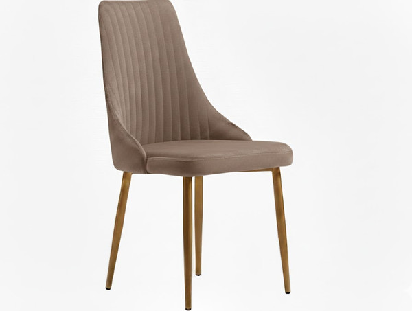 Стул Памир Руссо F08 (бежевый/золотая опора) - фото