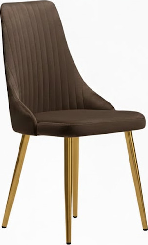 Стул Памир Руссо F31 (коричневый/золотая опора) - фото