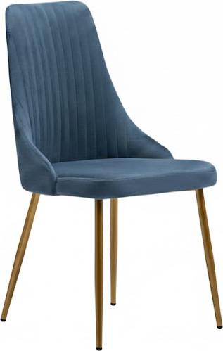 Стул Памир Руссо F75 (голубой/золотая опора) - фото
