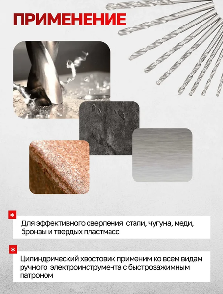 Набор сверл Everforce EF-41604