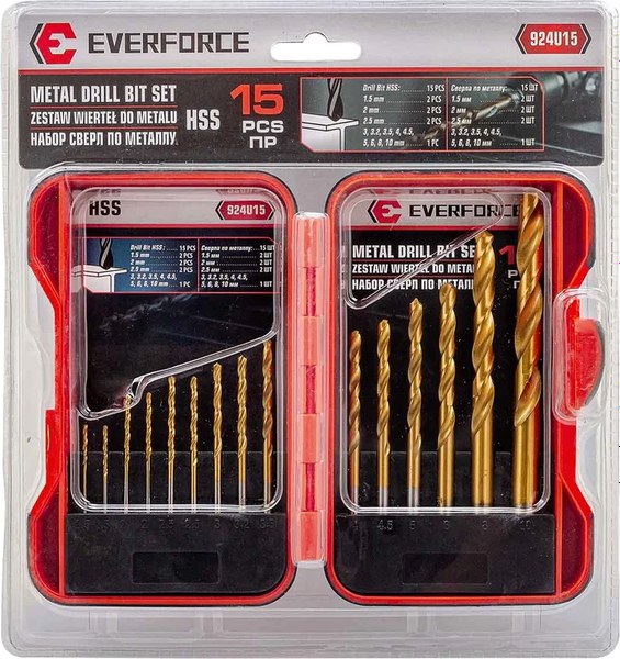 Набор сверл Everforce EF-924U15