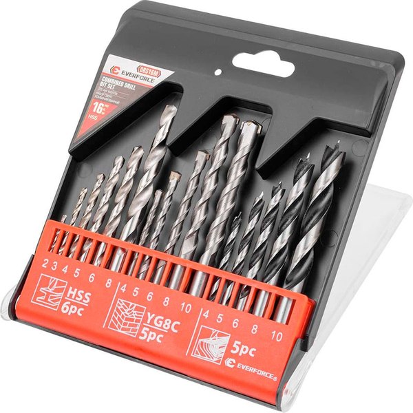 Набор сверл Everforce EF-DBS16M - фото