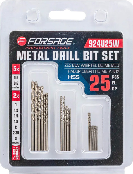 Набор сверл Forsage 60 683 / F-924U25W - фото