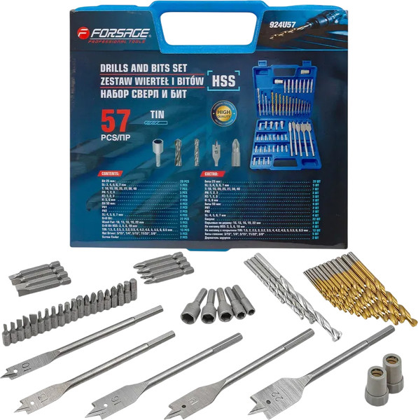 Набор сверл Forsage F-924U57 - фото