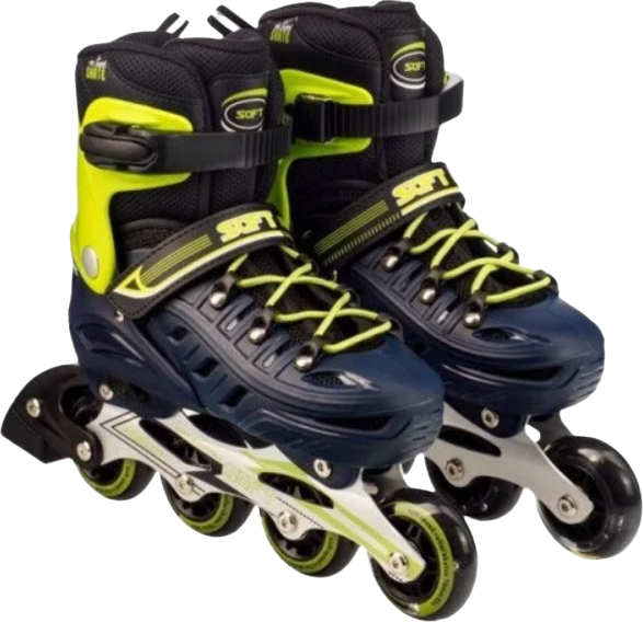 Роликовые коньки TIAN-E TE-761BLM - фото