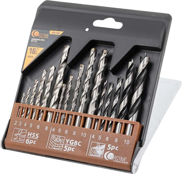 Набор сверл Forstime 60 694 / FT-DBS16M - фото