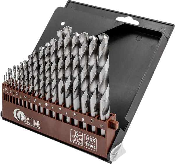 Набор сверл Forstime 60 695 / FT-DBS19 - фото