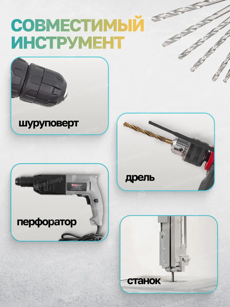 Набор сверл ILOforce 60 696 / IF-41604