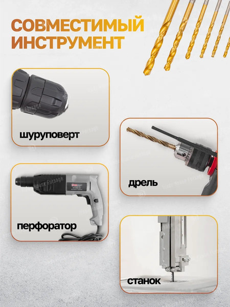 Набор сверл ILOforce 60 697 / IF-924U15