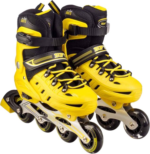 Роликовые коньки TIAN-E TE-761YLM - фото