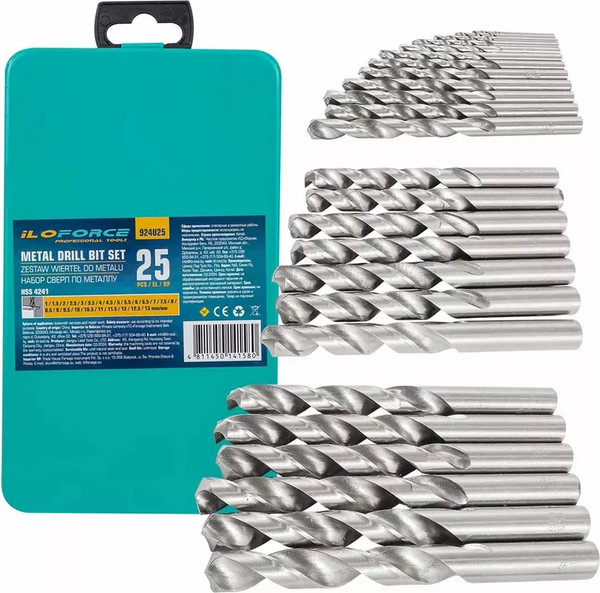 Набор сверл ILOforce 60 699 / IF-924U25