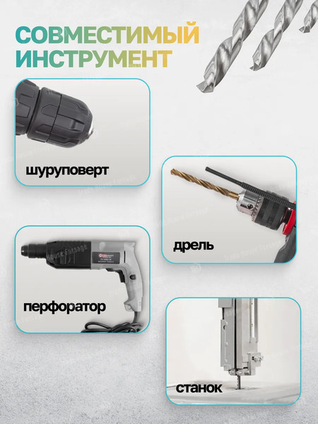 Набор сверл ILOforce 60 702 / IF-DBS08