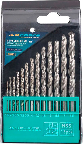 Набор сверл ILOforce 60 703 / IF-DBS13 - фото