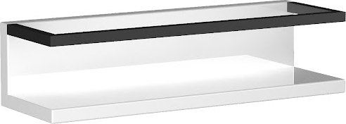 Полка для ванной Lauter Lea с рейлингом - фото