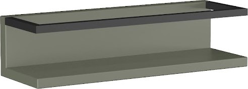 Полка для ванной Lauter Lea с рейлингом - фото