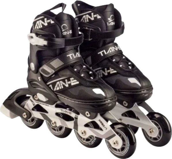 Роликовые коньки TIAN-E TE-782BKS - фото