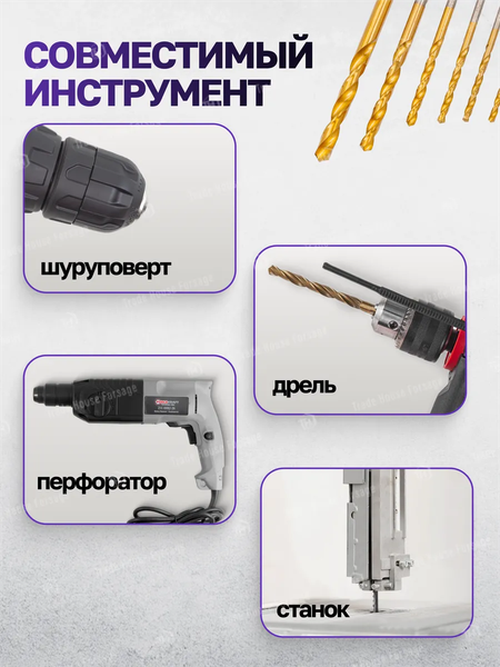 Набор сверл Megatools 60 708 / MT-924U19