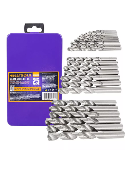Набор сверл Megatools 60 709 / MT-924U25