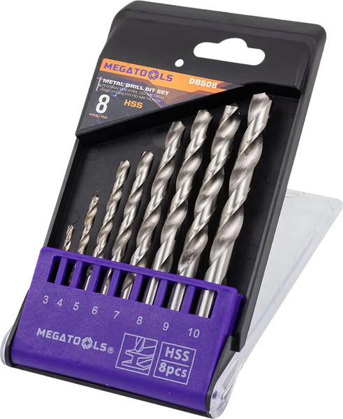 Набор сверл Megatools 60 712 / MT-DBS08 - фото