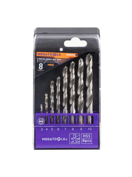 Набор сверл Megatools 60 712 / MT-DBS08