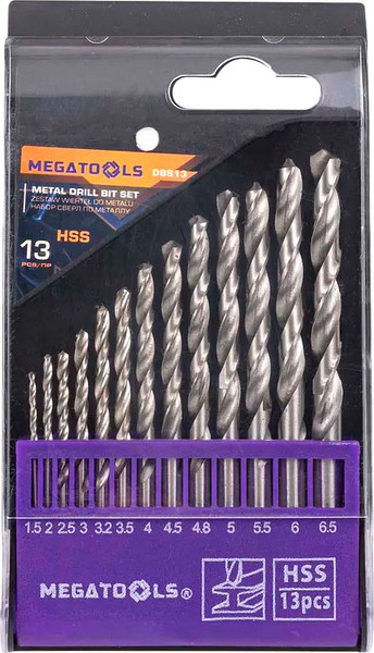 Набор сверл Megatools MT-DBS13 - фото