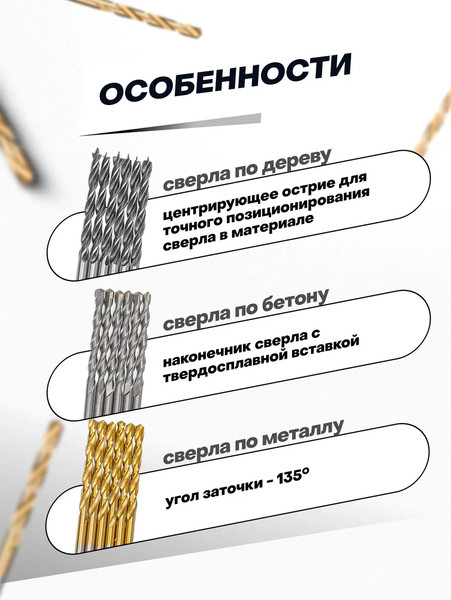 Набор сверл RockForce 60 716 / RF-924U130