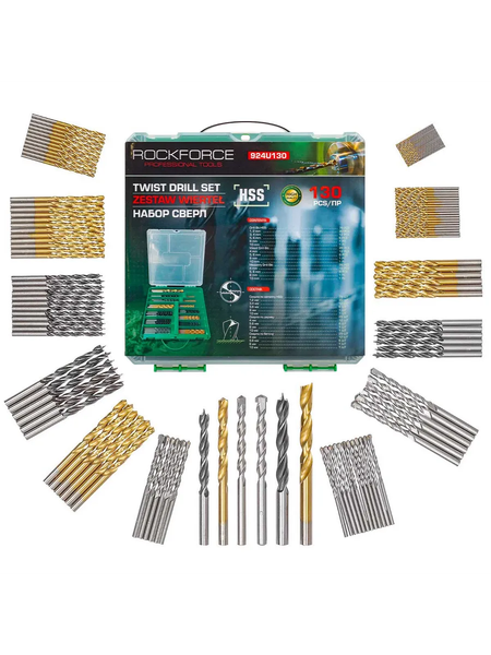 Набор сверл RockForce 60 716 / RF-924U130