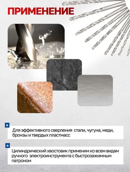 Набор сверл Yataforce YF-41604