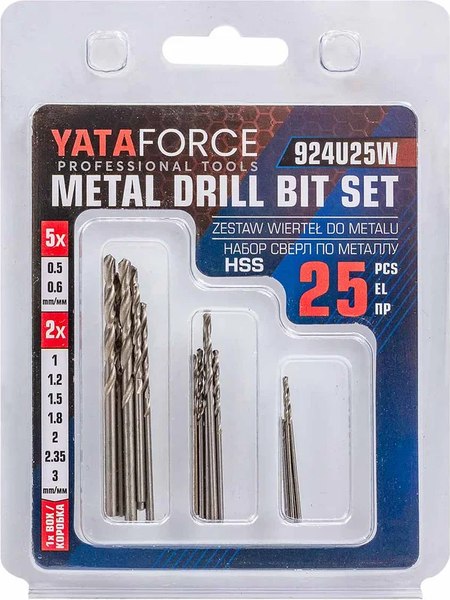 Набор сверл Yataforce YF-924U25W - фото