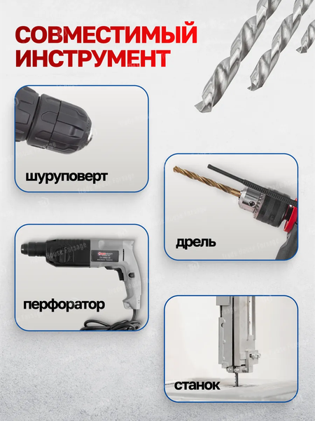 Набор сверл Yataforce YF-DBS08