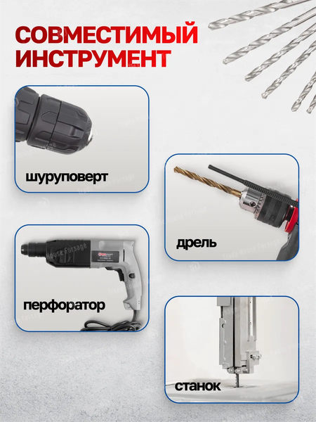 Набор сверл Yataforce YF-DBS13