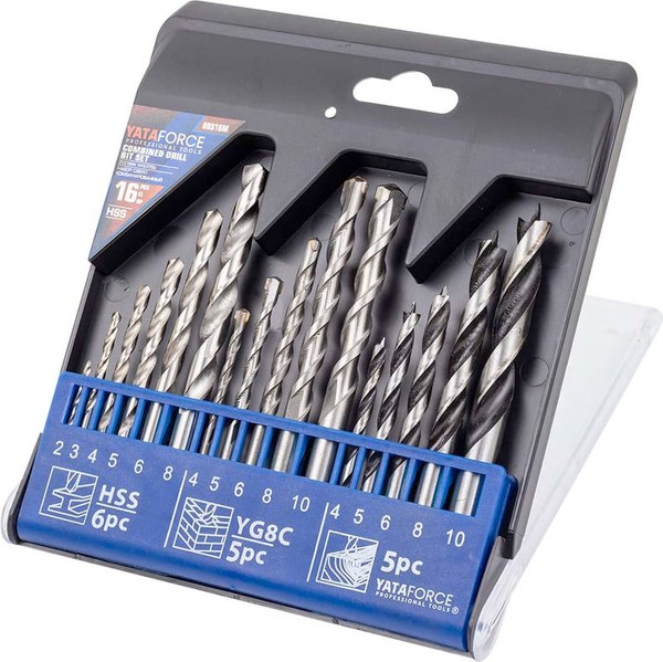 Набор сверл Yataforce YF-DBS16M - фото