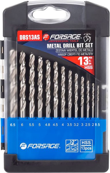 Набор сверл Forsage F-DBS13AS - фото