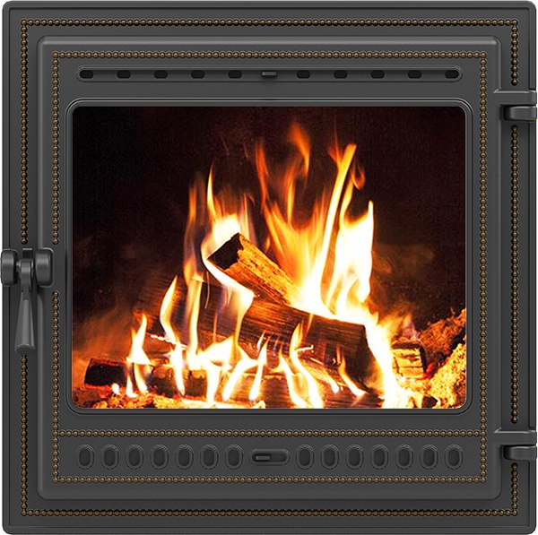 Дверца печная Везувий 505 - фото