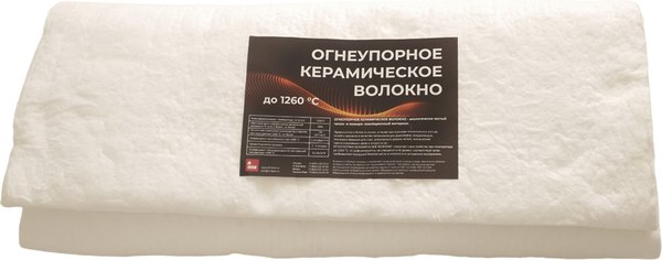 Волокно керамическое огнеупорное Везувий 1260°С 96кг/м3 13мм - фото