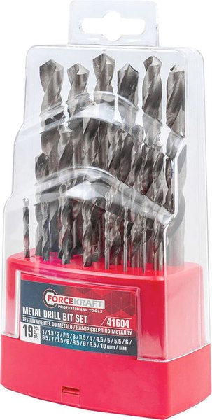 Набор сверл ForceKraft FK-41604 - фото