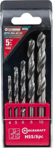 Набор сверл ForceKraft FK-DBS05