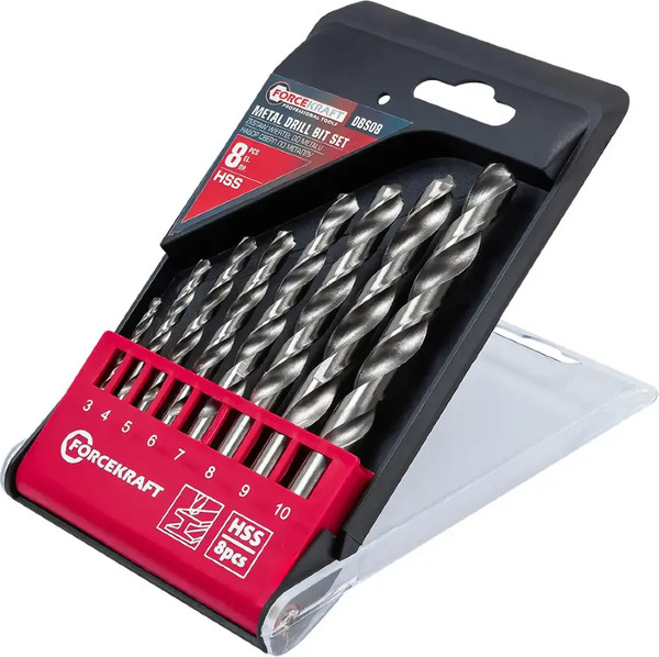 Набор сверл ForceKraft FK-DBS08