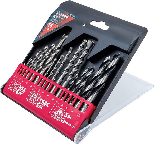 Набор сверл ForceKraft FK-DBS16M - фото