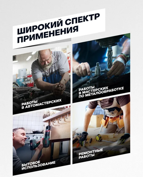 Набор сверл ForceKraft FK-DBS16M