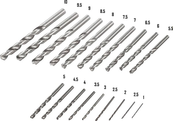Набор сверл ForceKraft FK-DBS19