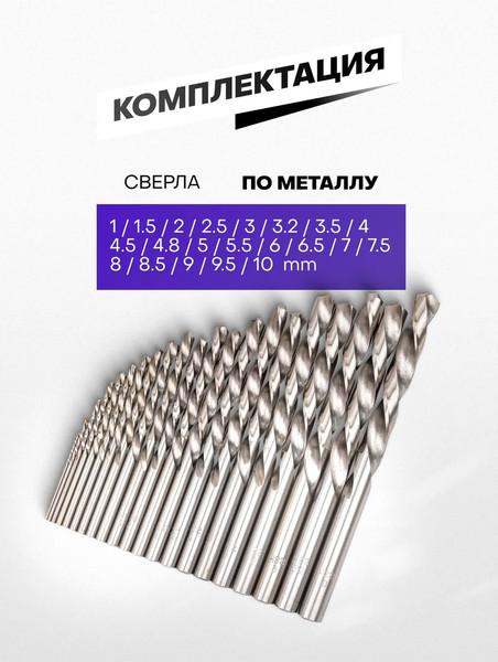 Набор сверл Megatools 64 492 / MT-924U21S