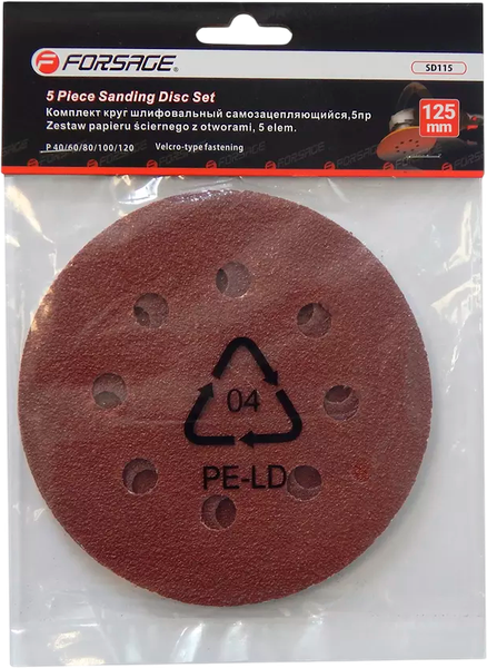 Набор шлифовальных кругов Forsage 19 756 / F-SD125 - фото