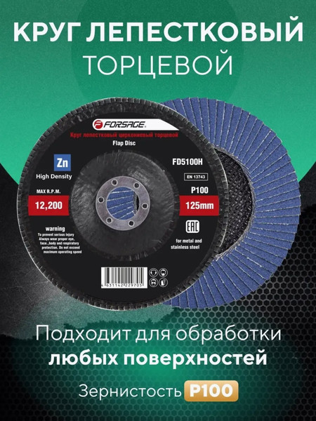 Шлифовальный круг Forsage 49 639 / F-FD5100H