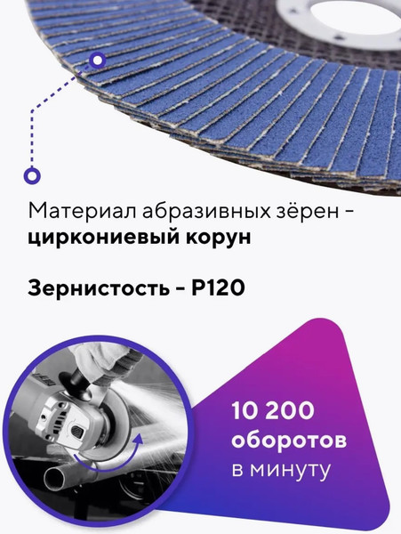 Шлифовальный круг Forsage 49 653 / F-FD6120G