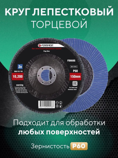Шлифовальный круг Forsage 49 661 / F-FD660G