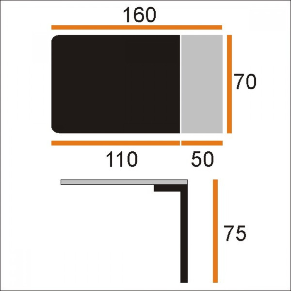 Обеденный стол Виста Ахен-2 70x110/160